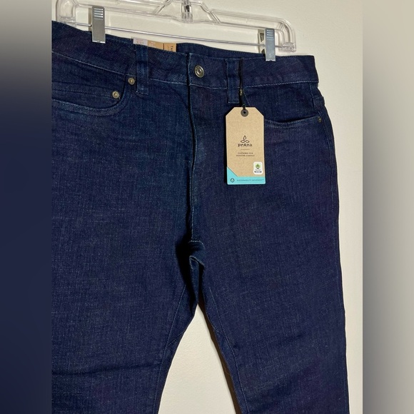 Prana | Hillgard Slim Fit Jeans | Dark Blue | Men’s 32x32 - Picture 3 of 6